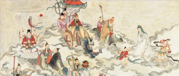 仏教徒 Painting - 中国の仙人儀式仏教
